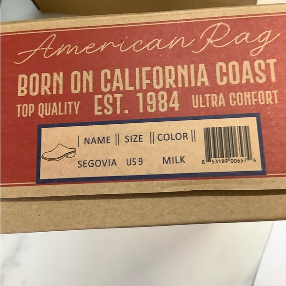 NWT American Rag Women’s Segovia Mule Clogs Milk - Picture 7 of 8